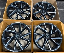 4x Original SKODA Kodiaq Karoq Octavia Superb Enyaq 8x 19 ZOLL Felgen ET45 5X112