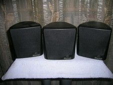 Mini Boxen Magnat, 1 Center + 2 Front, sehr gut erhalten, 4-8 Ohm.