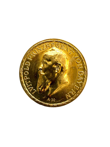 Bayern vergoldete medaille - vergoldete, br-medaille