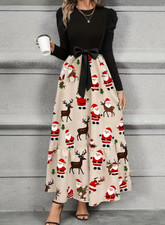 Elegantes Weihnachtskleid Midi