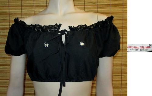 Schwarze dirndlbluse - schwarze,