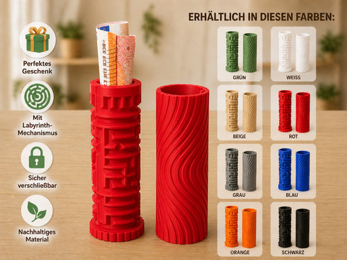 Labyrinth geldgeschenk safe - labyrinth,