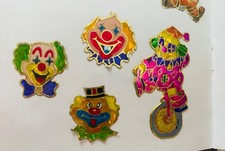 Glitzer Sticker Aufkleber 90er Clowns