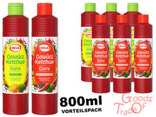 HELA / CURRY GEWÜRZ KETCHUP / 800ml / Pommes / Nudeln / Fleisch / Grillgut / NEU