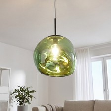 Pendelleuchte Glas Grün