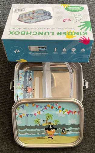 Kinder lunchbox pirat 800ml - lunchbox,