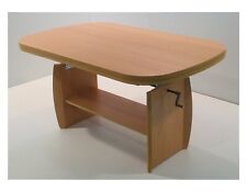 Couchtisch Saturn | Dekor Buche | ausziehbar + höhenverstellbar |