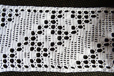 schöne Häkelborte Handarbeit