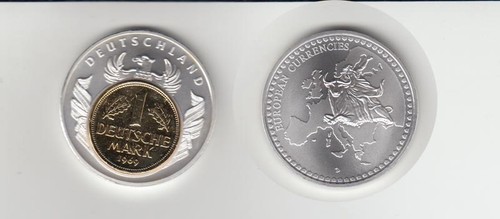 Medaille european currencies - medaille,