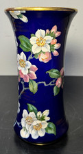 Keramik, Vase, Villeroy & Boch, Mettlach, Blumendekor, Jugendstil, selten