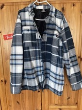 Blaue Hemdjacke Herren