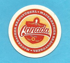 1 BIERDECKEL DER CANADA WEISSBIERBRAUEREI KNAUER AICHACH BAY DEUTSCHLAND