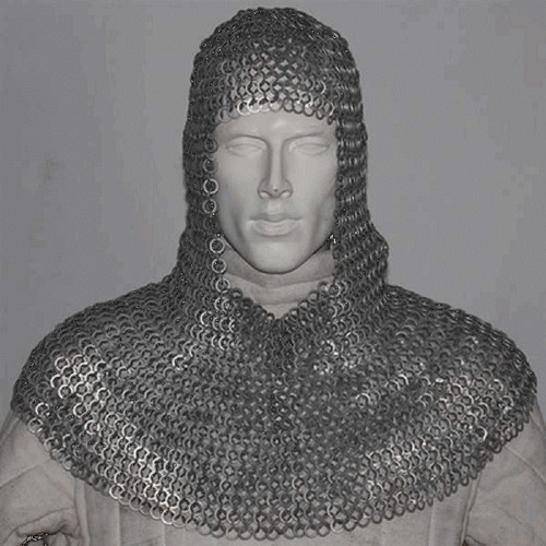 Mittelalter kettenhemd haube - mittelalter, kettenhemd-haube