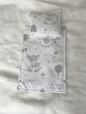 Puppenbettwäsche Puppendecke Puppenwagen Set Limited Decke Kissen Neu