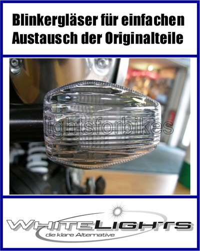Weisse blinker gläser - gläser, honda