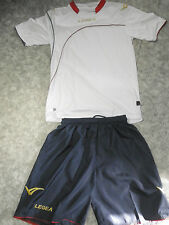  Kurzarm-Trikot-Set  GINEVRA von "LEGEA"  weiß/ blau , Größe S (172)