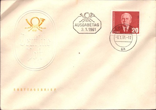 Ersttagsbrief ddr minr - ddr, 807