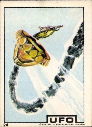 Sammelbild fernsehserie ufo - sammelbild,