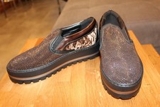 Damenhalbschuhe 37, v. Baldinini,Braun, Leder, Neu (VP 279€)
