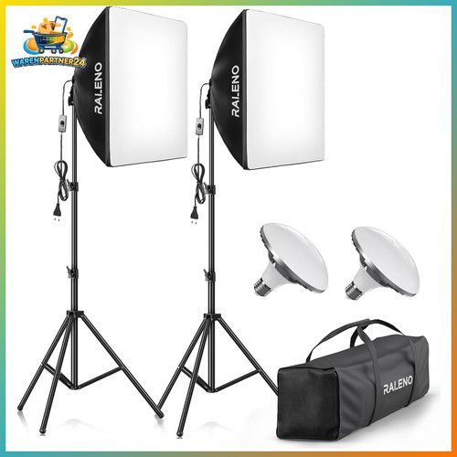 Raleno softbox set 2x50w - raleno,