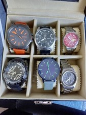 6 Uhren verschiedene MARKEN  mit Box