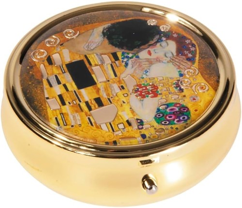 Gustav klimt pillendose rund - gustav,