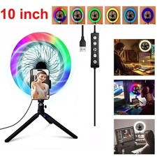 10 Zoll Ringlicht+Stativ