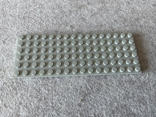 Lego 6x16 platte - 6x16, grau