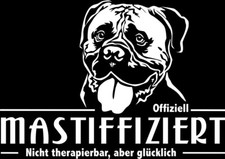 Bullmastiff autoaufkleber - autoaufkleber,