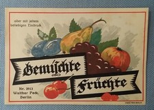 altes Saftetikett