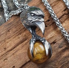 Raben Anhänger mit Tigerkugel