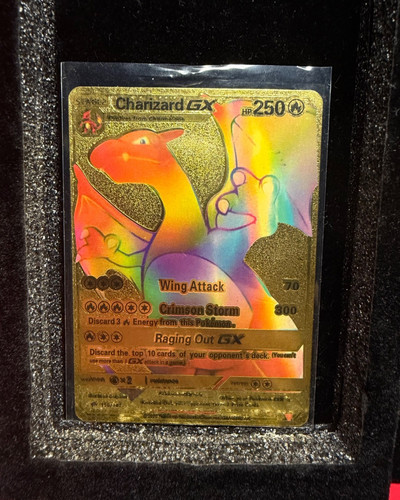 Charizard gold - gx,