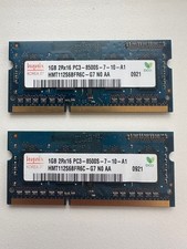 Hynix 2GB 2x1GB DDR3 1066MHz PC3-8500S SO-DIMM Laptop RAM Arbeitsspeicher (HMT112S6BFR6C)