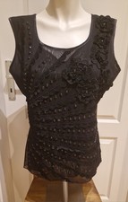 Schöne schwarze Bluse v