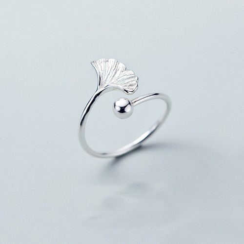 Ginkgo blatte damen ring - ginkgo, blatte,
