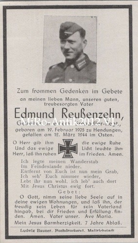 Sterbezettel edmund - sterbezettel,,