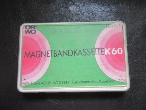Orwo magnetband kassette - orwo, magnetband-kassette