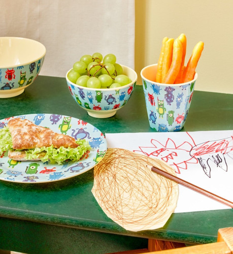 Rice kinder schüssel - kinder, teller
