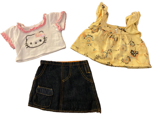 Builda bear jeansrock und - jeansrock, zwei