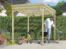 Holzunterstand Kaminholzregal