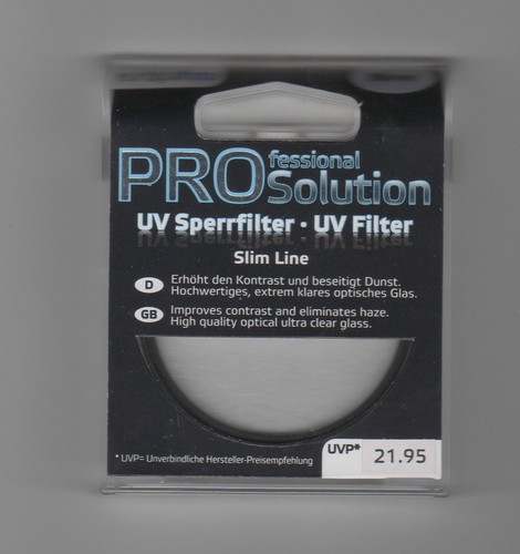 Sperrfilter von - uv,