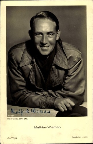 Schauspieler mathias - ak,