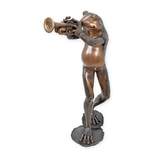 Bronze jazz frosch - jazz-frosch, figur