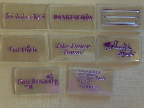 Mini silikonstempel 4x7 - , 8