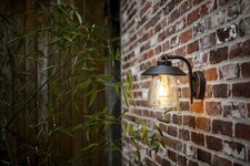 Lutec Außenwandleuchte Cate | 40W Außenlaterne | 5264201213 Black Rust