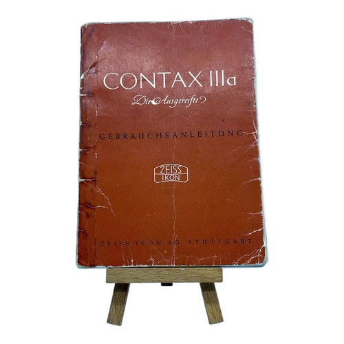 Contax iiia stark gebrauchte - contax,