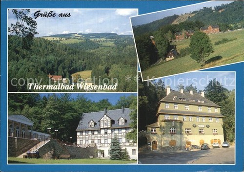 Wiesenbad panorama blick von - wiesenbad,