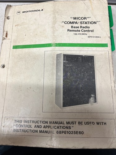 Motorola micor compa station - motorola,