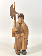 alte Schnitzerei Figur Nachtwächter Erzgebirge handgeschnitzt