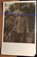 Deutscher Soldat Gustav Saupe ? 1916 Foto Karte Feldpost 33. Infanterie Division